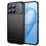 Husa pentru Xiaomi POCO F8 Ultra, Techsuit Carbon Silicone, negru