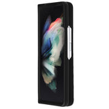 Husa pentru Samsung Galaxy Z Fold3 5G, Techsuit Glinth, negru