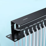 UGREEN Organizator cabluri NW128 (70424), Panel cu 24 Ports, Management System, Metal, Up to 19, Negru
