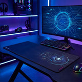 Havit Mouse Pad (MP849), pentru Gaming, Non-Slip Rubber Base, Textil, Black / Albastru