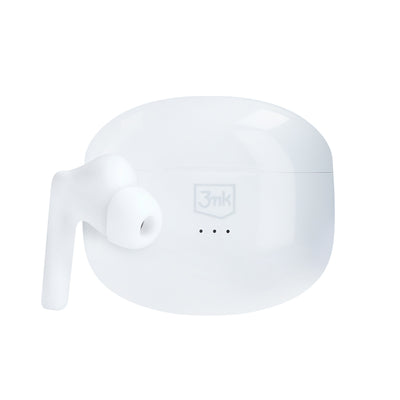 Casti wireless 3mk Casti Wireless LifePods, Bluetooth V5.3, ANC Technology, Control tactil, alb