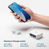 Casti wireless Anker P41i (A3937G11), Integrat Type-C Charger, Baterie externa/Stand, ANC, 6x Mics, Gaming Mode, Bass, negru