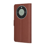 Husa pentru Honor Magic8 Lite, Techsuit Leather Folio, maro