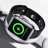 Incarcator wireless 5in1 Yesido (DS29), pentru iPhone, Earbuds, Apple Watch, Magnetic, Pliabil, Holder, alb