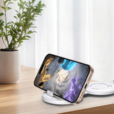 Incarcator wireless 5in1 Yesido (DS29), pentru iPhone, Earbuds, Apple Watch, Magnetic, Pliabil, Holder, alb