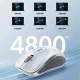 Mouse wireless ESR MagMouse (6H0020101), Prindere magnetica, Integrat Type-C Cable, 800-4800DPI, negru