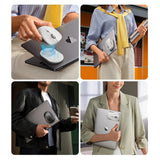 Mouse wireless ESR MagMouse (6H0020301), Prindere magnetica, Integrat Type-C Cable, 800-4800DPI, alb