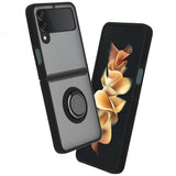 Husa pentru Samsung Galaxy Z Flip3 5G, Techsuit Glinth, negru