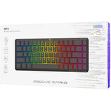 Tastatura Proove Wireless Gaming Keyboard AFK (WKAFKEN22001), 2.4GHz, Bluetooth, RGB Backlighting, 68 Keys, 1500mAh, 1.5m, negru