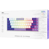Tastatura Proove Wireless Gaming Keyboard AFK (WKAFKEN22002), 2.4GHz, Bluetooth, RGB Backlighting, 68 Keys, 1500mAh, 1.5m, alb