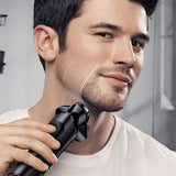 Yesido Electric Shaver Razor (MG05), cu 3 Floating Cutter Heads, LED Power Display, USB, 9500RPM, 600mAh, Negru