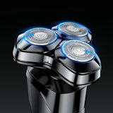 Yesido Electric Shaver Razor (MG05), cu 3 Floating Cutter Heads, LED Power Display, USB, 9500RPM, 600mAh, Negru