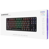 Tastatura Proove Wired Keyboard Everfrost (CKEVEN00000401), Mechanical, RGB Backlighting, 87 Keys, Outemu Switches, 1.8m, negru
