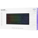 Tastatura Proove Wireless Gaming Keyboard Slicker (WKSLEN00022401), 2.4GHz, Bluetooth 5.2, Type-C, 98 Keys, 4000mAh, 1.8m, negru