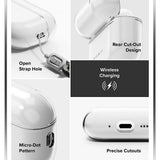 Husa casti pentru AirPods Pro 3, Ringke, Protection Case Air Series Clear, transparent