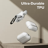 Husa casti pentru AirPods Pro 3, Ringke, Protection Case Air Series Clear, transparent