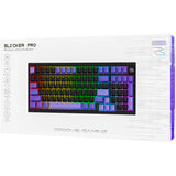 Tastatura Proove Wireless Gaming Keyboard Slicker Pro (WKSLPEN22416), Mechanical, BT5.3, Type-C, RGB, 98 Keys, 6000mAh, 1.8m, negru