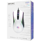 Mouse wireless Proove Wired Mouse Defiant (CMDE00000101), pentru Gaming, USB, LED, 7 Buttons, 7200DPI, Windows, MacOS, Linux, 1.5m, alb
