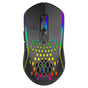Mouse wireless Proove Buzz (WMBU00022401), pentru Gaming, 2.4GHz, USB-C, Ergonomic, LED, 6 Buttons, 800-4800DPI, 1.5m, negru