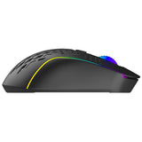 Mouse wireless Proove Buzz (WMBU00022401), pentru Gaming, 2.4GHz, USB-C, Ergonomic, LED, 6 Buttons, 800-4800DPI, 1.5m, negru