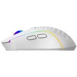 Mouse wireless Proove Buzz (WMBU00022402), pentru Gaming, 2.4GHz, USB-C, Ergonomic, LED, 6 Buttons, 800-4800DPI, 1.5m, alb