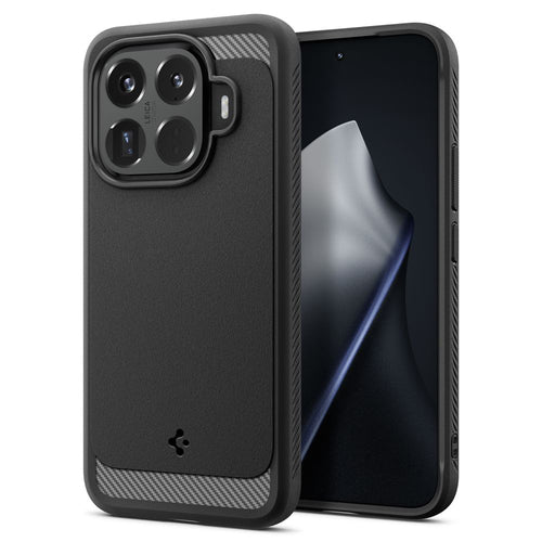 Husa pentru Xiaomi 15T Pro, Spigen Rugged Armor (ACS11152), negru
