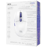 Mouse wireless Proove Rate Special Edition (CMRTWRS03002), pentru Gaming, cu 6 Buttons, 800-12000DPI, 650mAh, 1.5m, alb