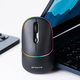 Mouse wireless Proove Blink (WMBL00002001), pentru Office, Ergonomic, 2.4GHz, BT5.0, 4 Buttons, 800-1600DPI, 650mAh, negru