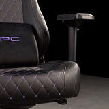 Proove Gaming Chair NPC (GCNP0001017), 4D Armrests, 135° Backrest, Frog Mechanism, Semi PU, Up to 136kg, Black/Mov