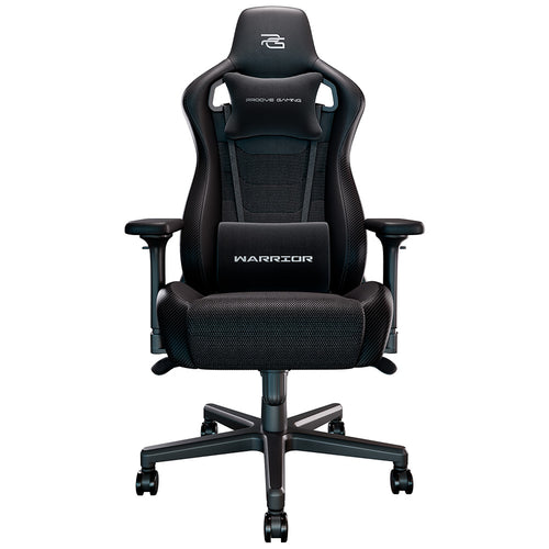 Proove Gaming Chair Warrior (GCWR0001011), 4D Armrests, 135° Backrest, Frog Mechanism, Semi PU, Active Cooling, Negru
