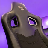 Proove Gaming Chair Warrior (GCWR0001011), 4D Armrests, 135° Backrest, Frog Mechanism, Semi PU, Active Cooling, Negru