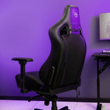 Proove Gaming Chair Warrior (GCWR0001011), 4D Armrests, 135° Backrest, Frog Mechanism, Semi PU, Active Cooling, Negru