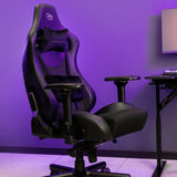 Proove Gaming Chair Warrior (GCWR0001011), 4D Armrests, 135° Backrest, Frog Mechanism, Semi PU, Active Cooling, Negru