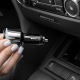 Incarcator auto Proove cu Modulator FM (FMNX30110001), USB, Type-C, U-Disk, TF, Bluetooth 5.3, Incarcare rapida, 30W, LED, negru