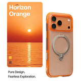 Husa pentru iPhone 17 Pro, Torras Ostand Spin Air Series, portocaliu