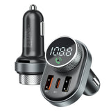 Incarcator auto Proove cu Modulator FM (FMSL30110001), USB, Type-C, U-Disk, TF, Bluetooth 5.4, Incarcare rapida, 30W, negru