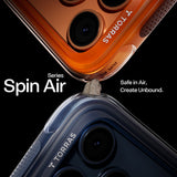 Husa pentru iPhone 17 Pro Max, Torras Ostand Spin Air Series, bleumarin