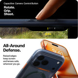 Husa pentru iPhone 17 Pro Max, Torras Ostand Spin Air Series, bleumarin