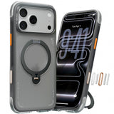 Husa pentru iPhone 17 Pro Max, Torras Ostand Spin Air Series, negru