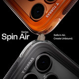 Husa pentru iPhone 17 Pro Max, Torras Ostand Spin Air Series, negru
