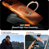 Husa pentru iPhone 17 Pro, Torras Ostand Spin Air Series, negru