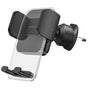 Suport auto Proove Crystal Clema Plus (CHCCP0000001), Grila ventilatie, Mechanical Clema, Sigur Suport, pentru 4.7-6.9 Telefoane, negru