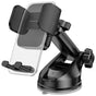Suport auto Proove Crystal Clema Plus (CHCSP0000001), Bord, Mechanical Clema, Ventuza, Stylish, Universal, negru