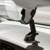 Suport auto Proove Longway Plaid (CHLP00000001), pentru Parbriz/Bord, cu Suction Cup, 4.7''-6.9 Phones, negru