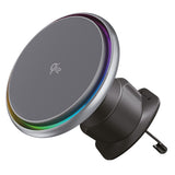 Suport auto Proove cu Wireless Charging Icecore (WHIC15002003), Grila ventilatie, Strong Magnet, Active Cooling, Qi2 15W, gri