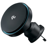Suport auto Proove cu Wireless Charging Light Circle (WHLC15010002), pentru Grila ventilatie, Prindere magnetica, Qi2 15W, gri