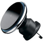 Suport auto Proove cu Wireless Charging Magic Circle (WHMC15020006), pentru Grila ventilatie, Magnetic, Zinc Alloy, 15W, argintiu
