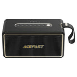 Boxa portabila Acefast Max (K3), BT 5.4, TF, AUX, Lumini RGB, DSP Processor, 360° Sound, IPX6, 80W, 5000mAh, negru