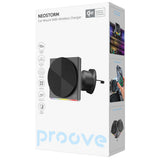 Suport auto Proove cu Incarcare Wireless Neostorm (WHNS15002003), pentru Grila ventilatie, Magnetic, Qi2, 15W, RGB, Aluminum, gri
