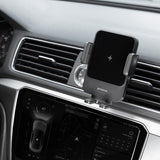 Suport auto Proove cu Wireless Charging Sonic (WHSN15002001), pentru Grila ventilatie, Secure Attachment, 15W, LED, Universal, gri